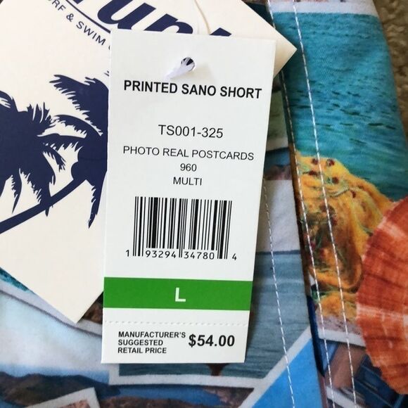Trunks Surf and Swim Co. Postcard Swim Trunks, L - Picture 5 of 9